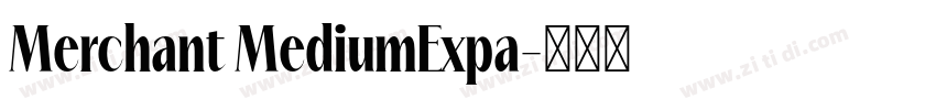 Merchant MediumExpa字体转换